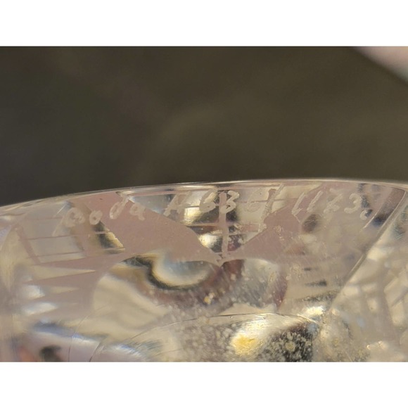 Kosta Boda Signed Numbered Crystal Perfume Bottle - Picture 6 of 6